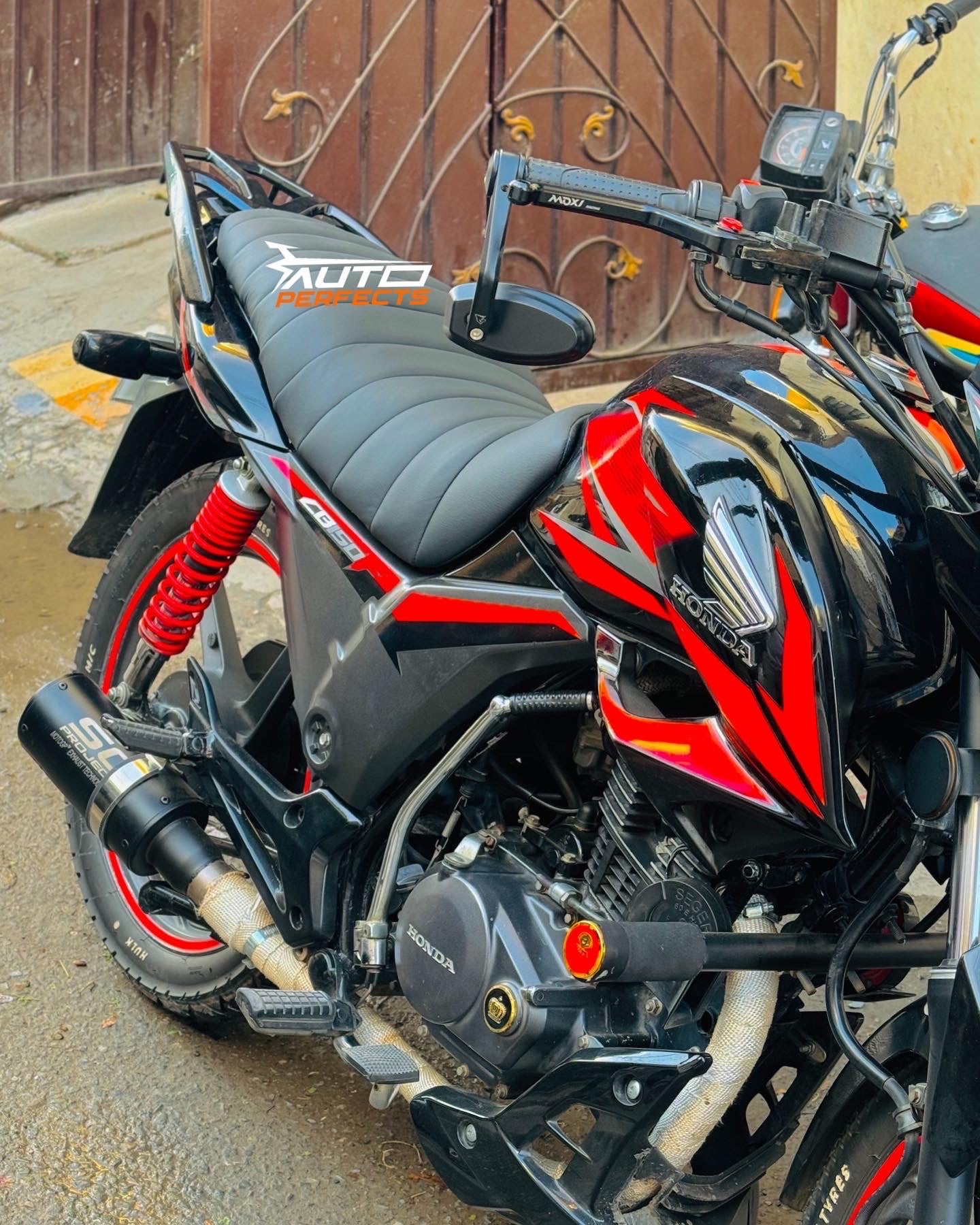 Honda CB 150F Custom Made Leather Seat Cover