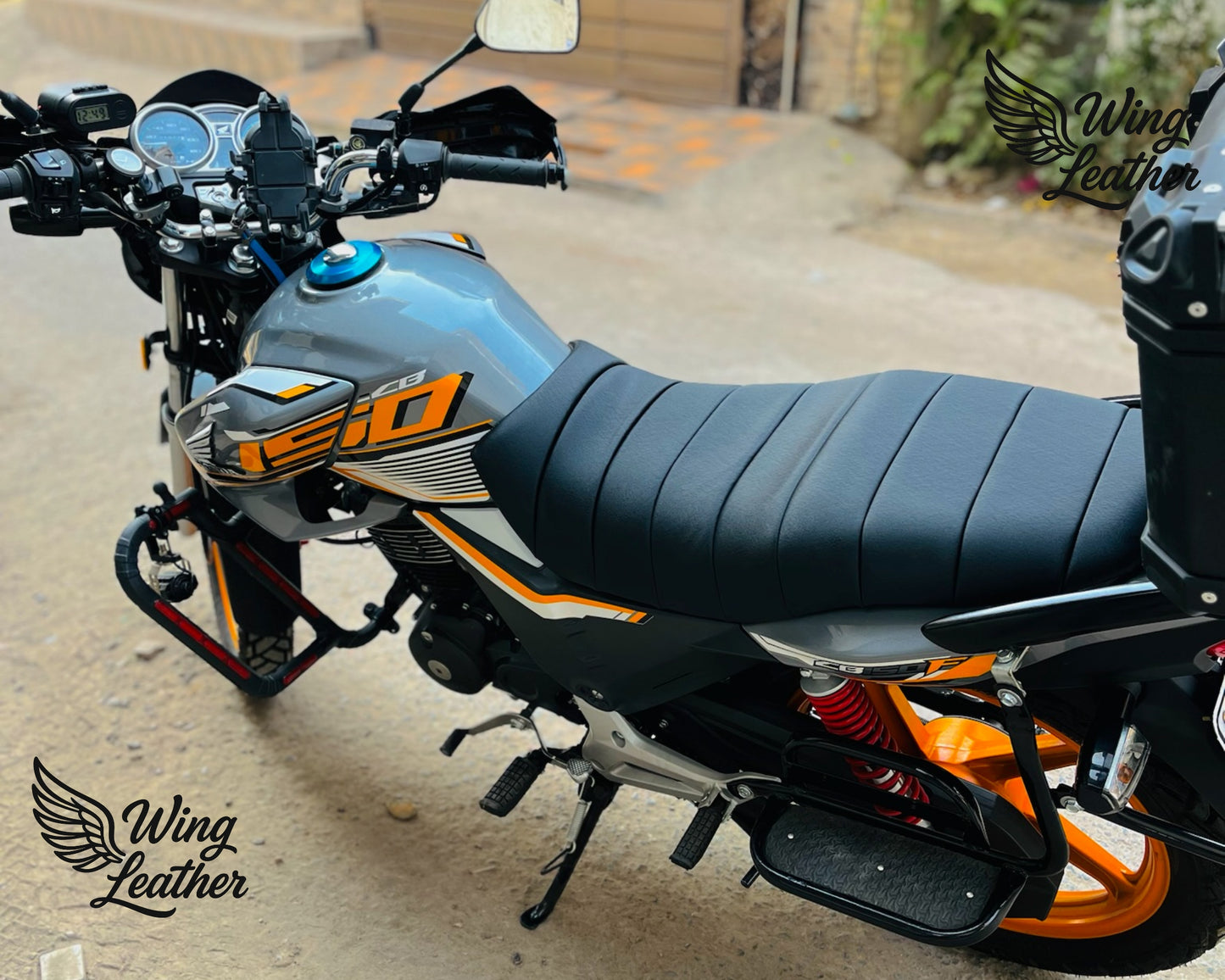 Honda CB 150F Custom Made Leather Seat Cover