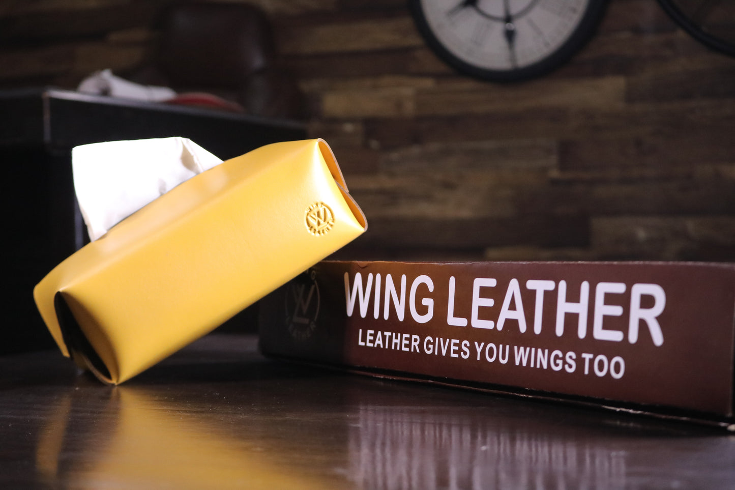 Luxury Tissue Box Cover Holder- PU Leather With Tissue Paper used For Cars, Offices, Home, Drawing room, Dining Room