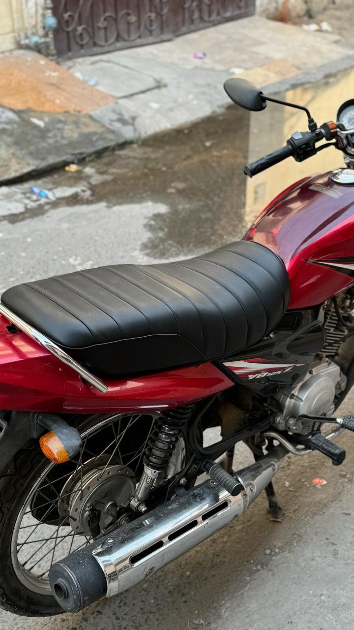 Yamaha YBZ 125 DX Leather Seat Cover Comfortable Cushion foam padded