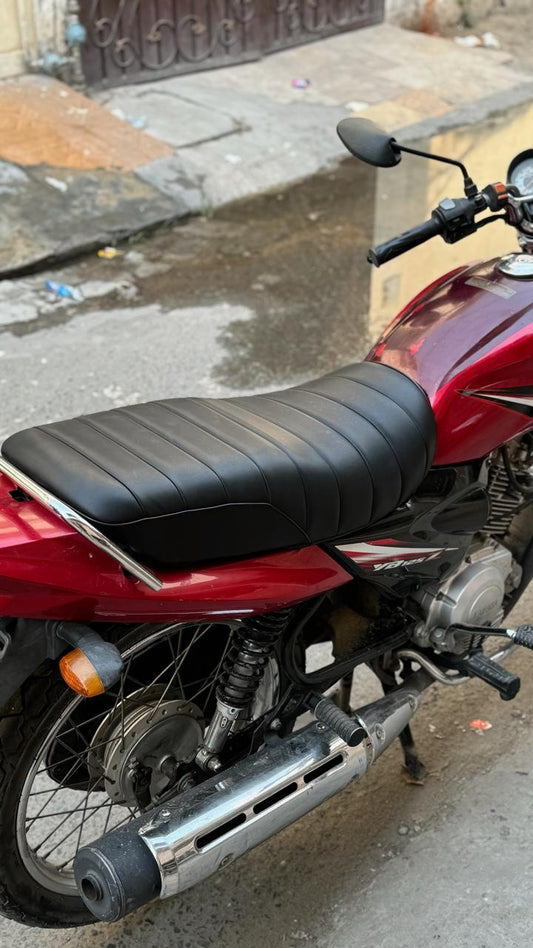 Yamaha YBZ 125 DX Leather Seat Cover Comfortable Cushion foam padded